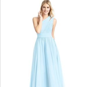 Bridesmaid dress—sky blue